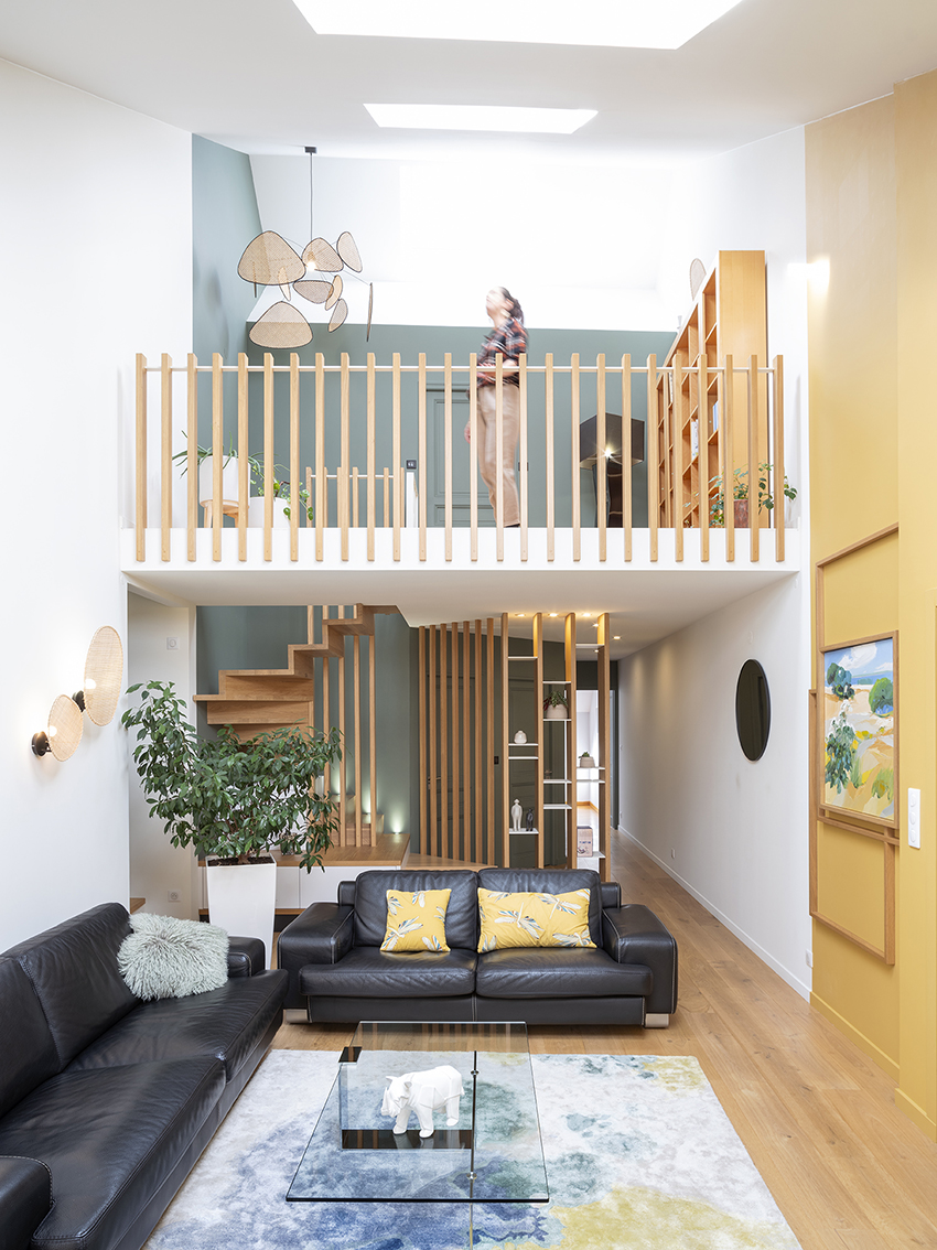 Restructuration d’une pièce de vie et création d’un escalier / PRM