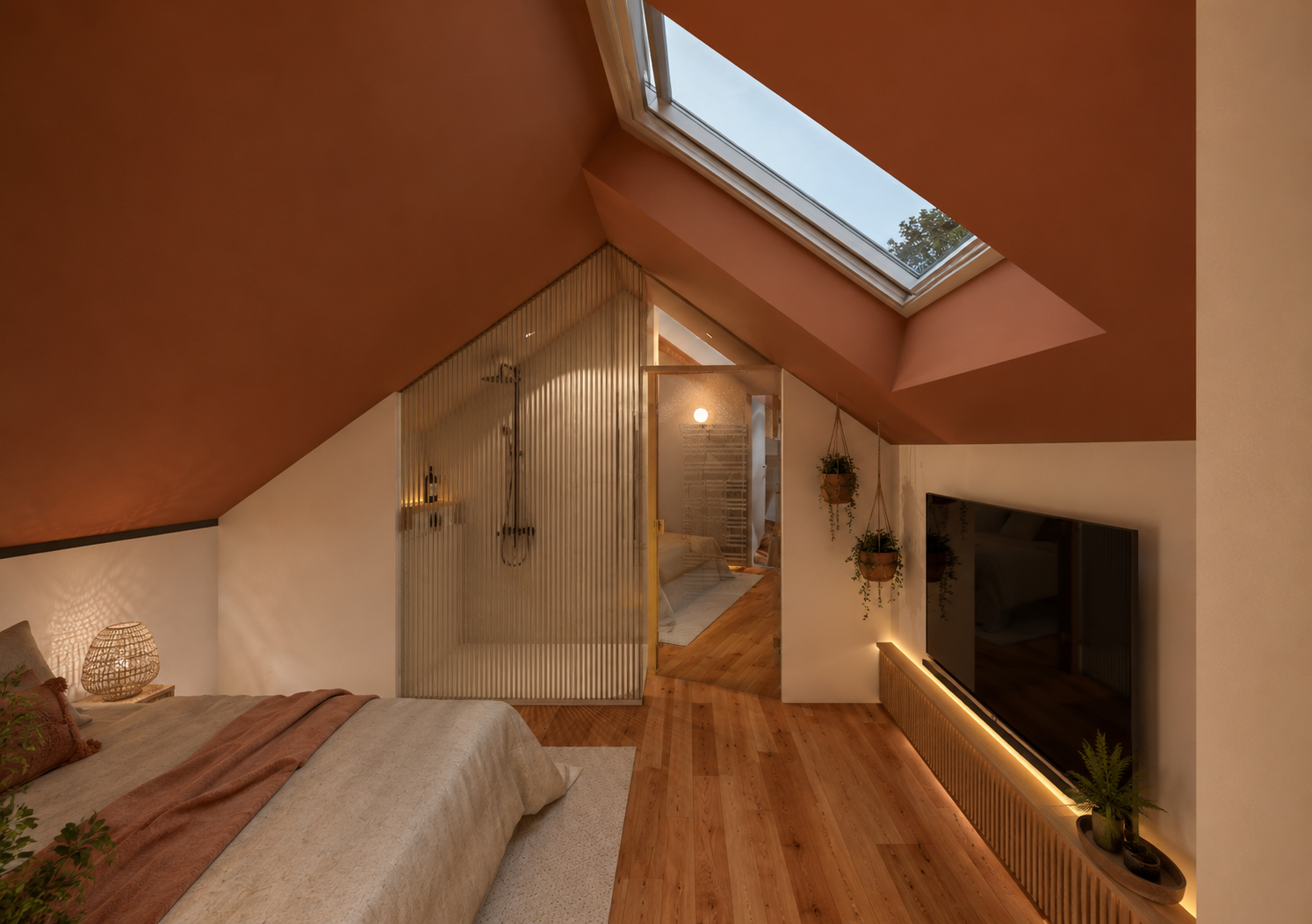 Aménagement d'un appartement en combles / CT