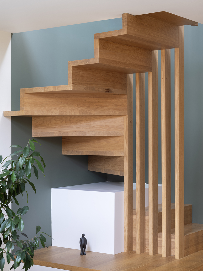 Restructuration d’une pièce de vie et création d’un escalier / PRM