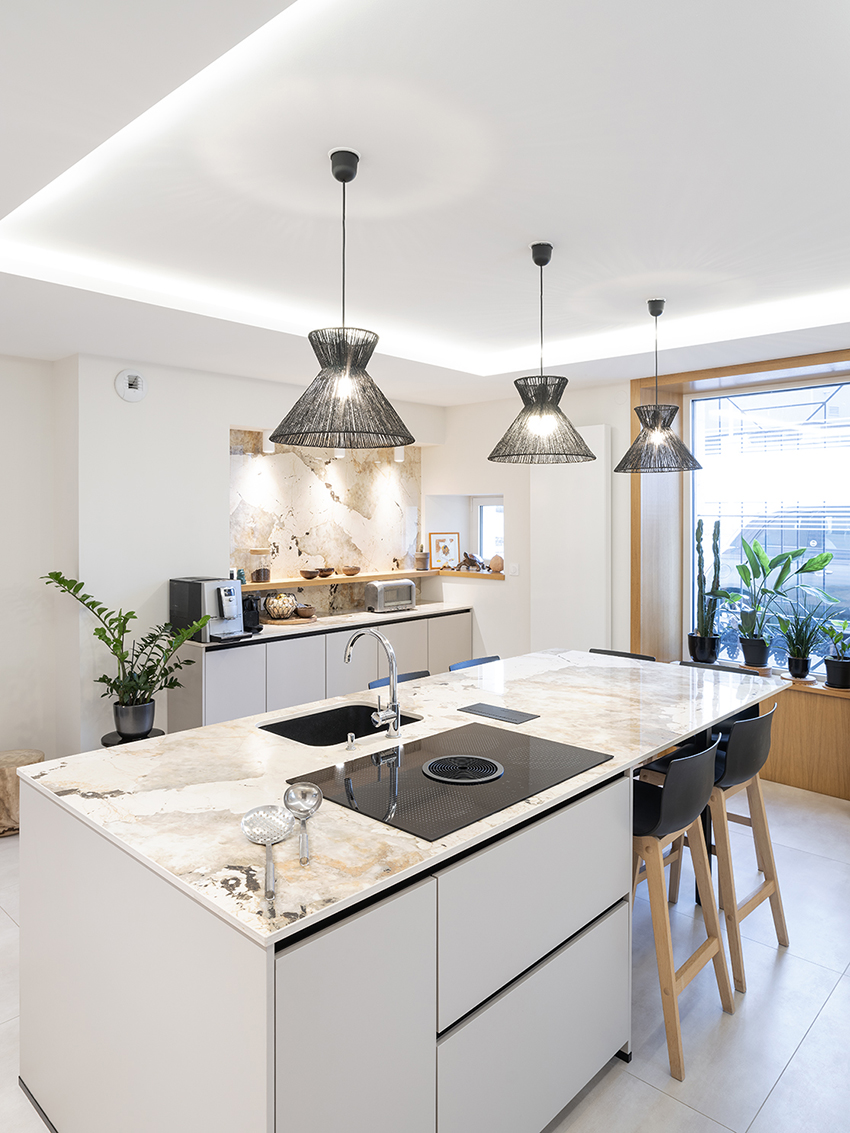 Restructuration d'une maison de ville & création de terrasses / NLM