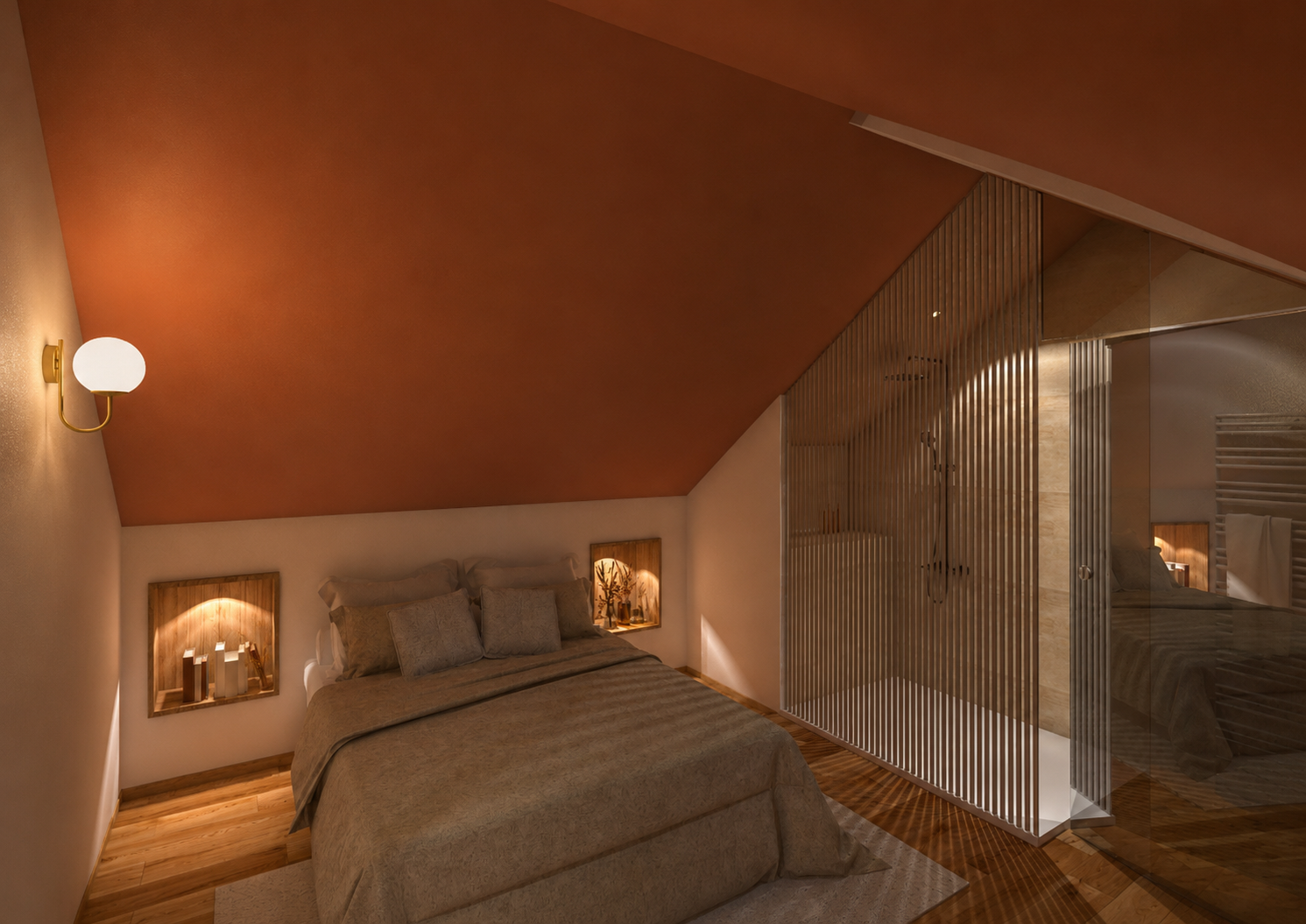 Aménagement d'un appartement en combles / CT
