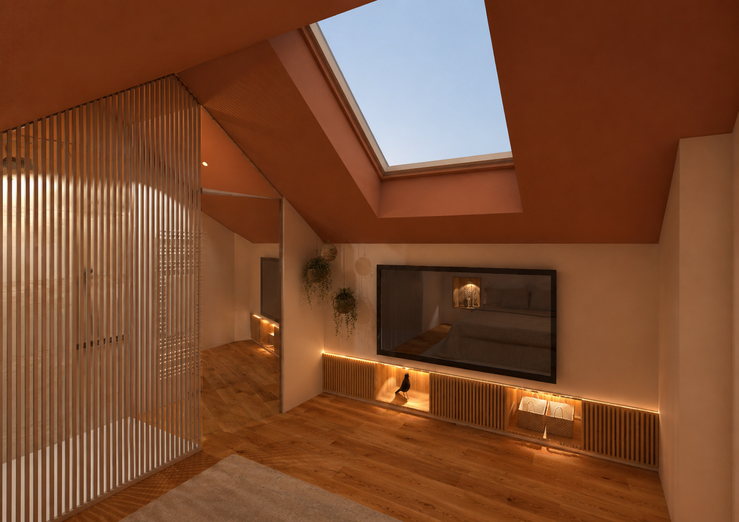 Aménagement d'un appartement en combles / CT