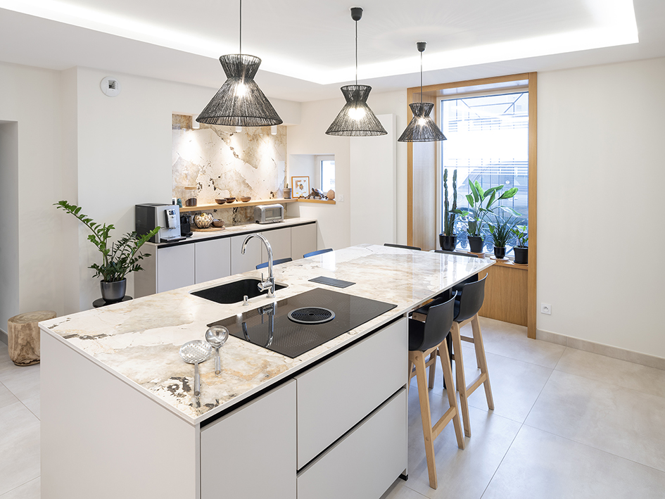 Restructuration d'une maison de ville & création de terrasses / NLM