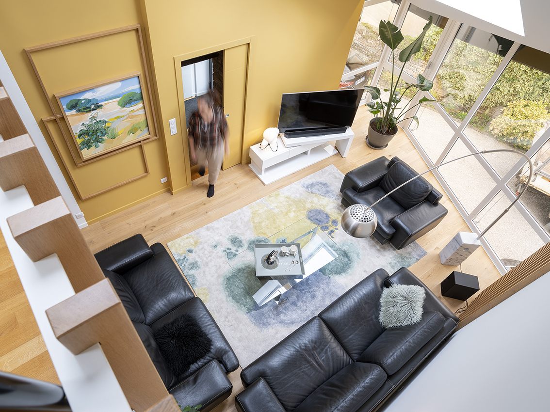 Restructuration d’une pièce de vie et création d’un escalier / PRM