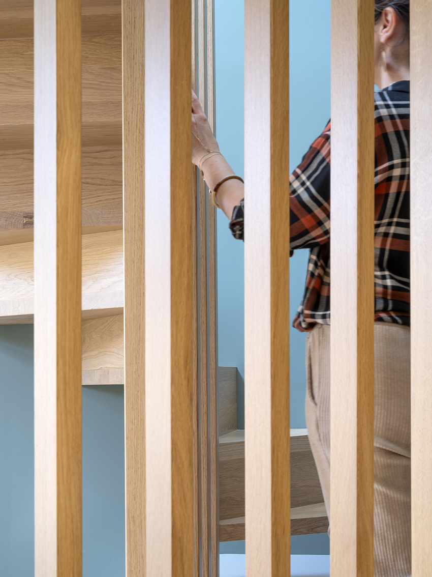 Restructuration d’une pièce de vie et création d’un escalier / PRM