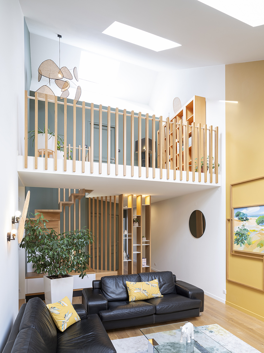 Restructuration d’une pièce de vie et création d’un escalier / PRM