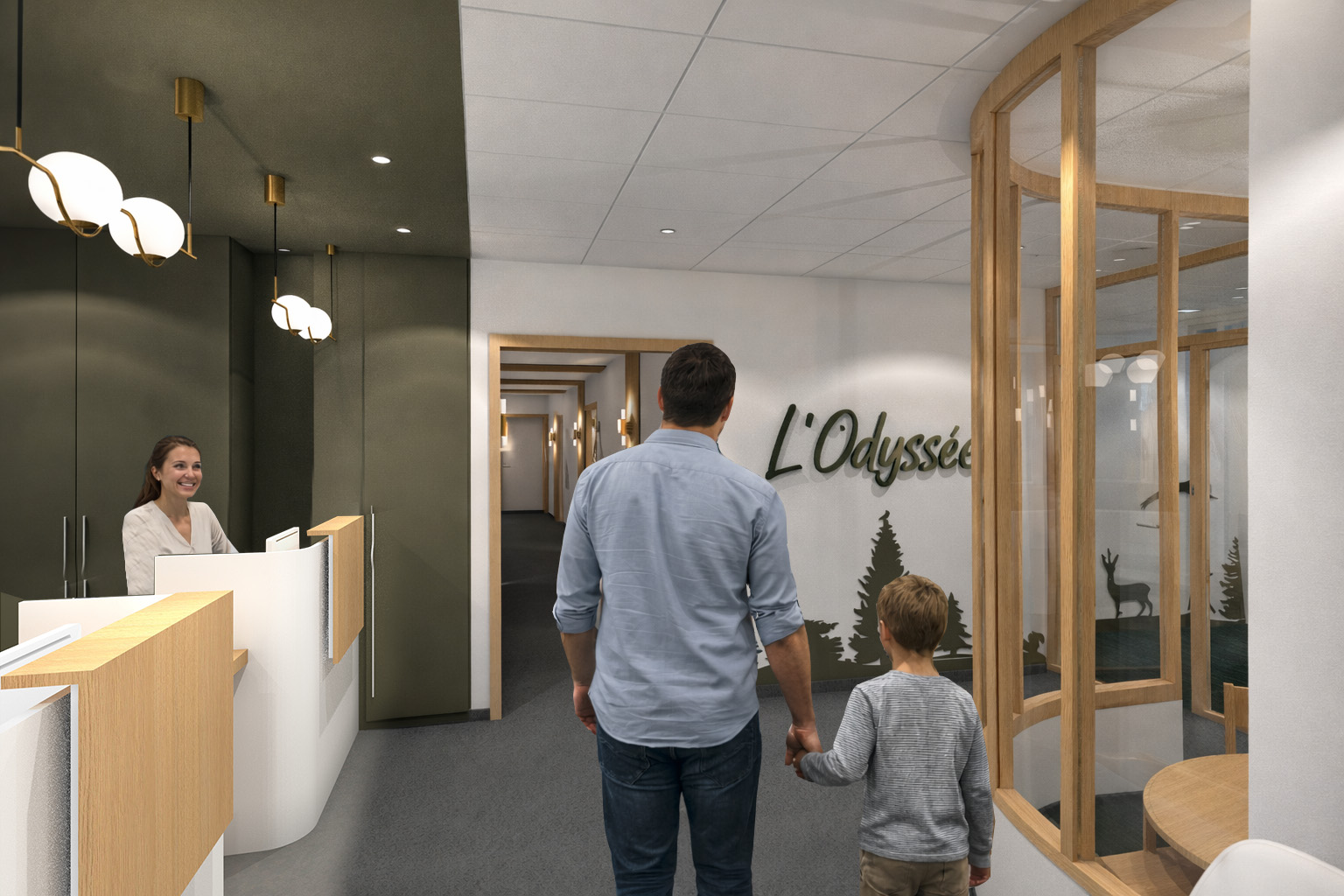 Aménagement d'un cabinet d'orthodontie / LK
