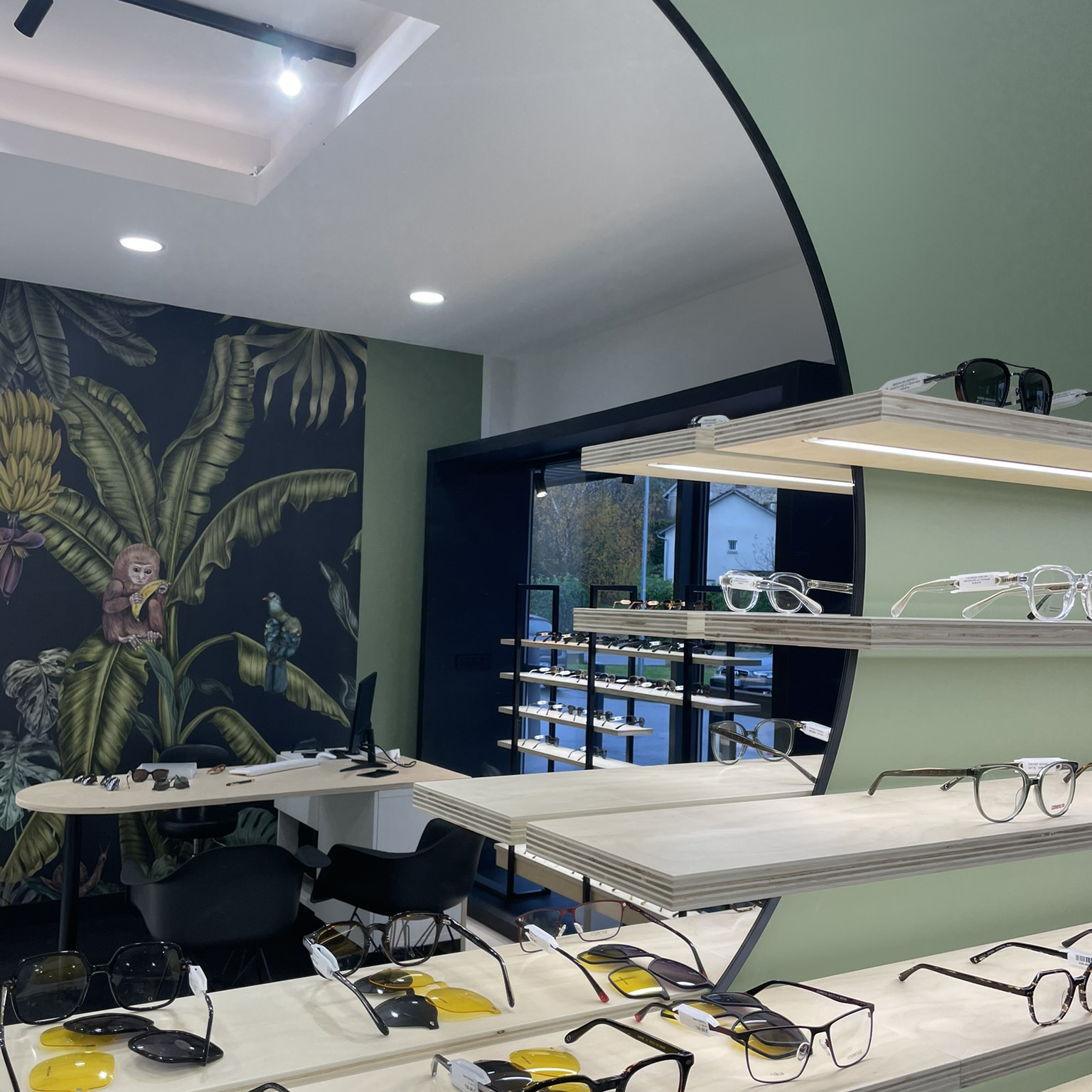 Amenagement d'une boutique d'optique / PLBDB