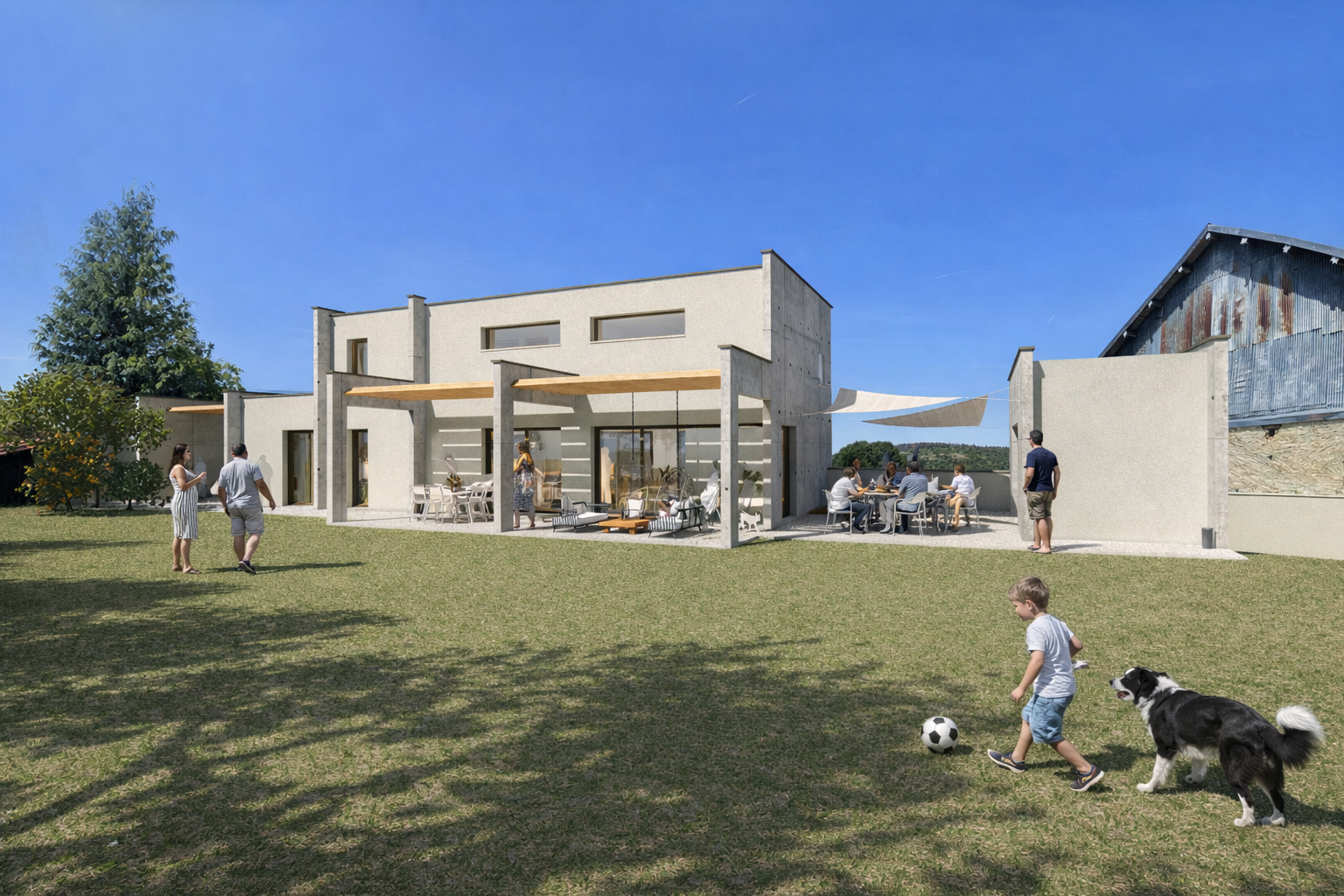 Construction d'une maison d'habitation / MR