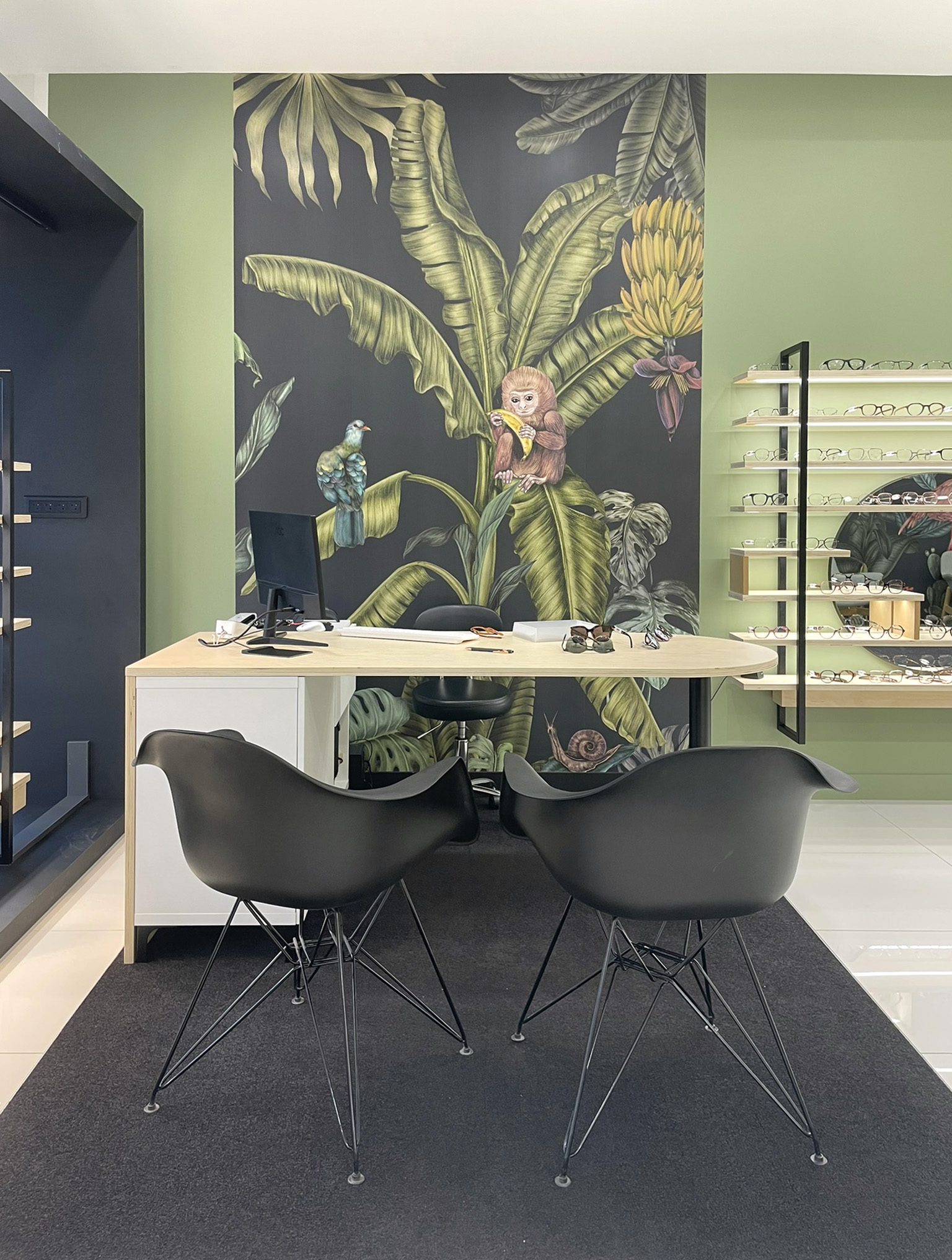 Amenagement d'une boutique d'optique / PLBDB