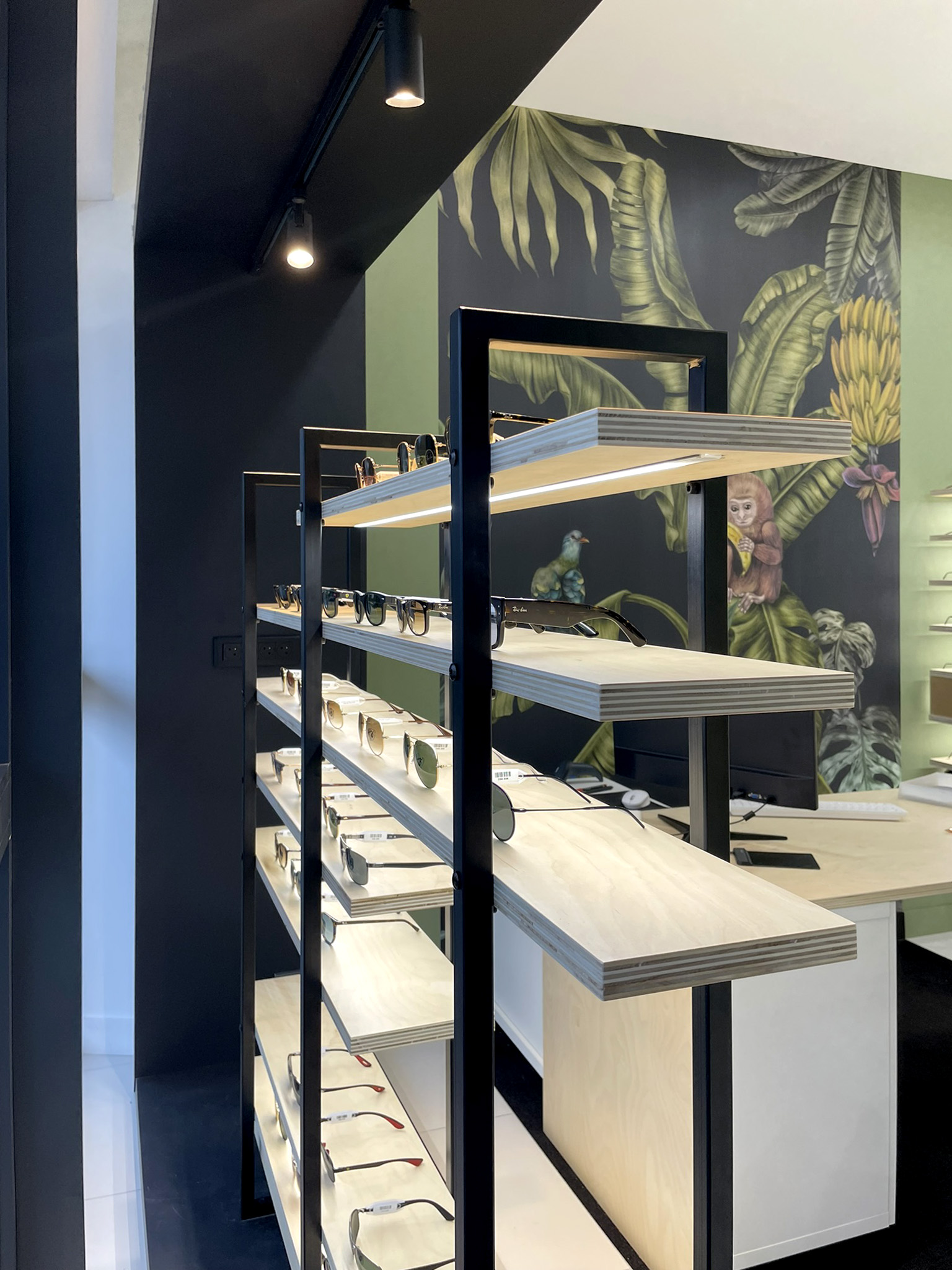 Amenagement d'une boutique d'optique / PLBDB