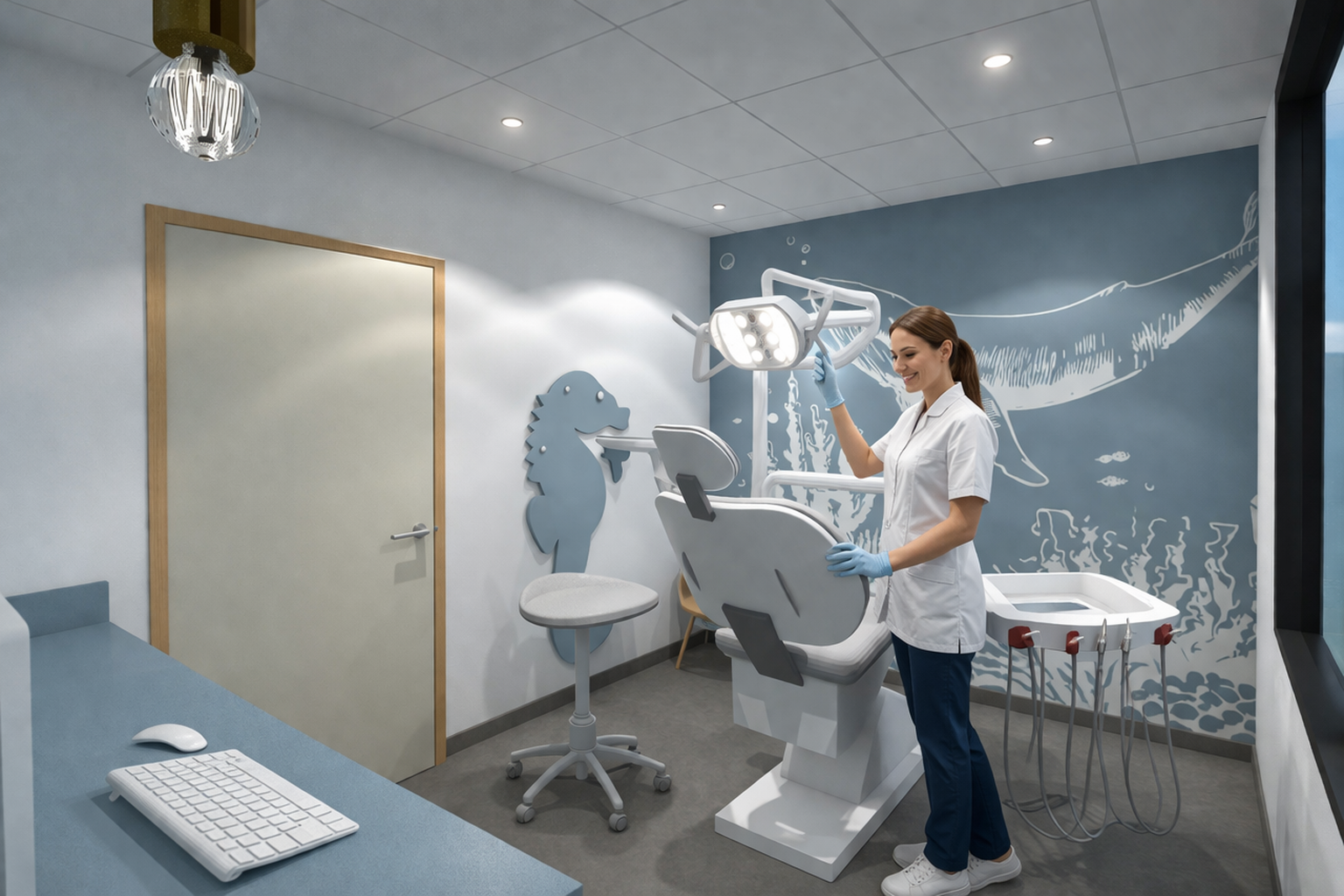 Aménagement d'un cabinet d'orthodontie / LK