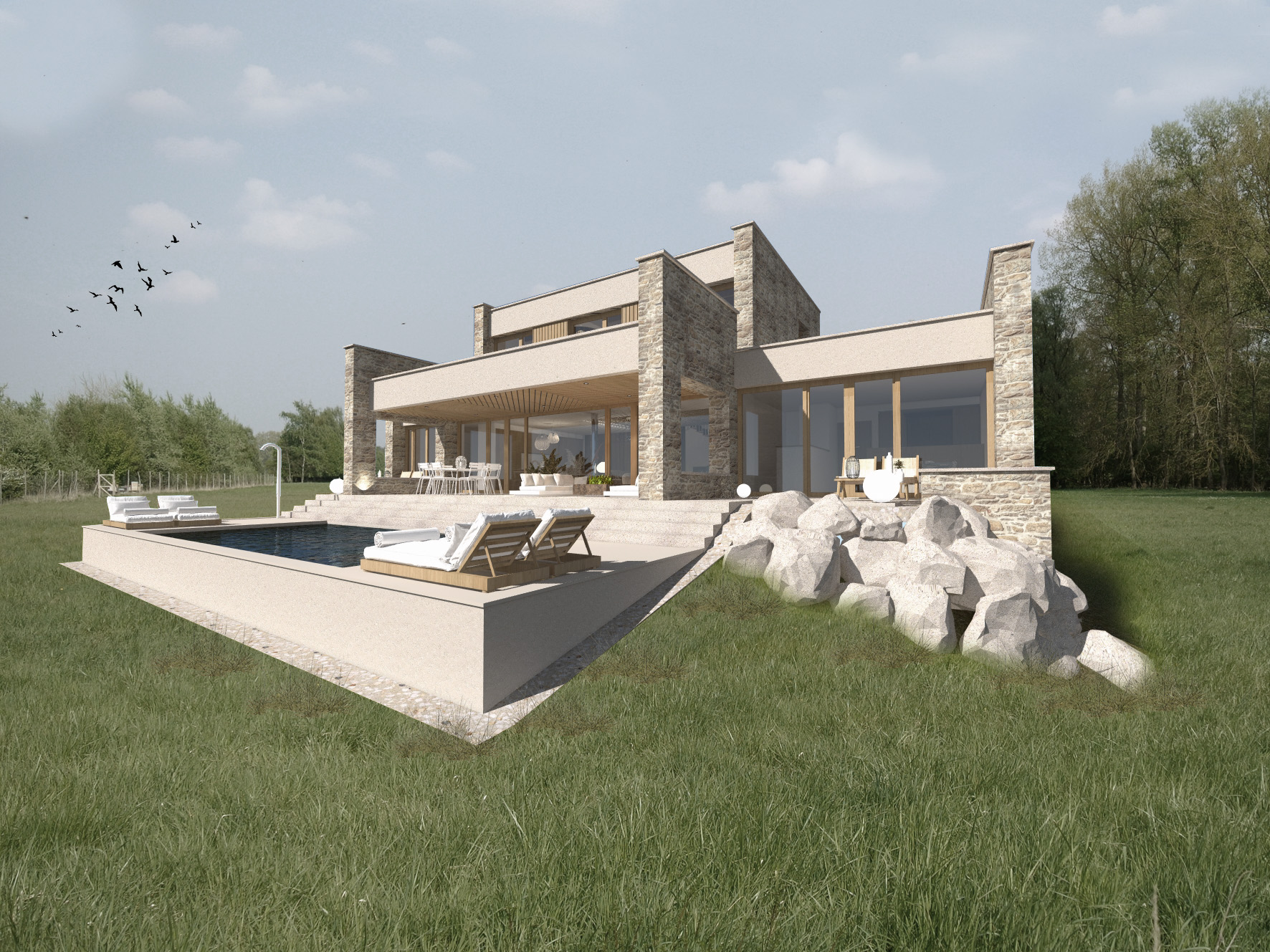 Construction d’une maison d’habitation / JBS