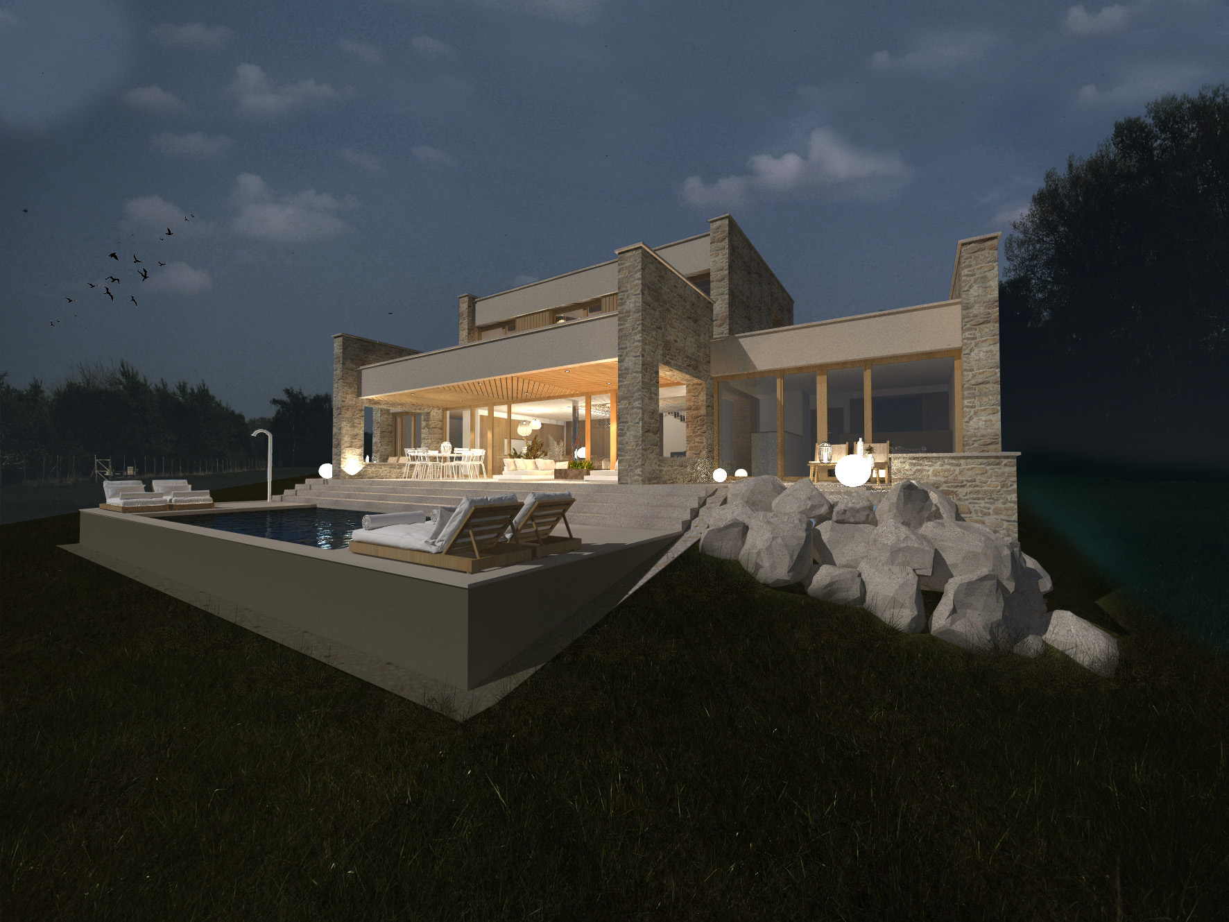 Construction d’une maison d’habitation / JBS